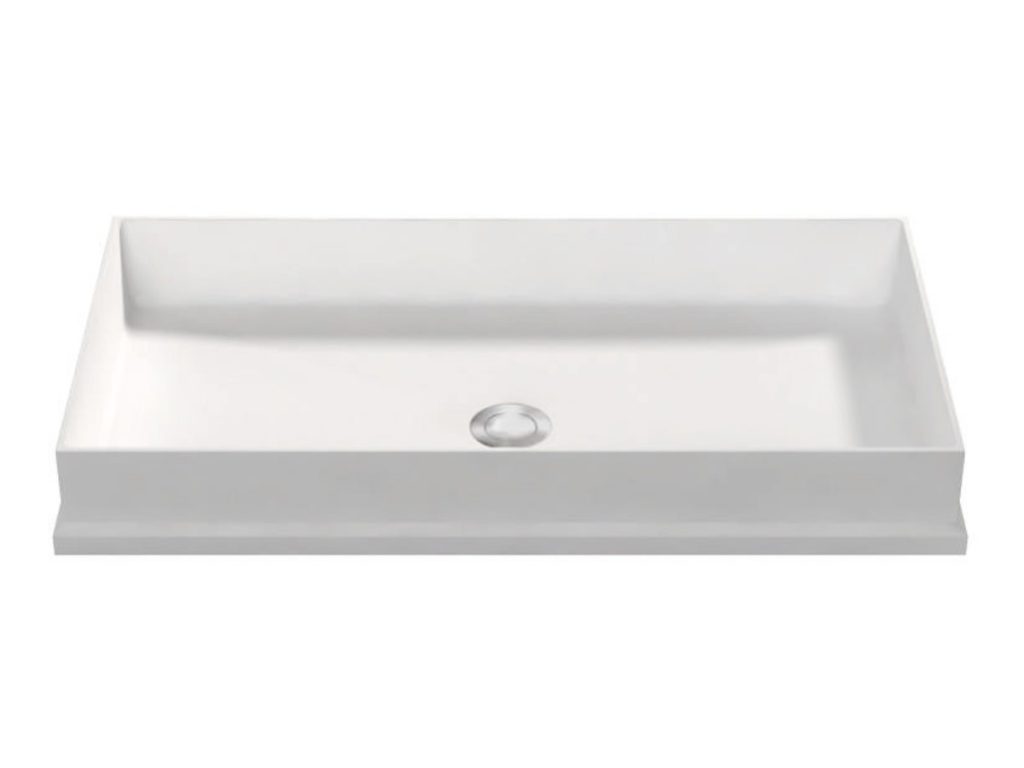 Long vessel basin, model GDRLX003, view 1