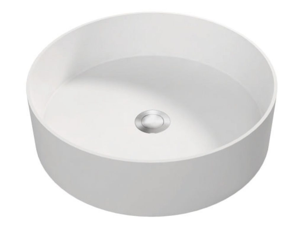 Round vessel basin, model RLA371, view 1