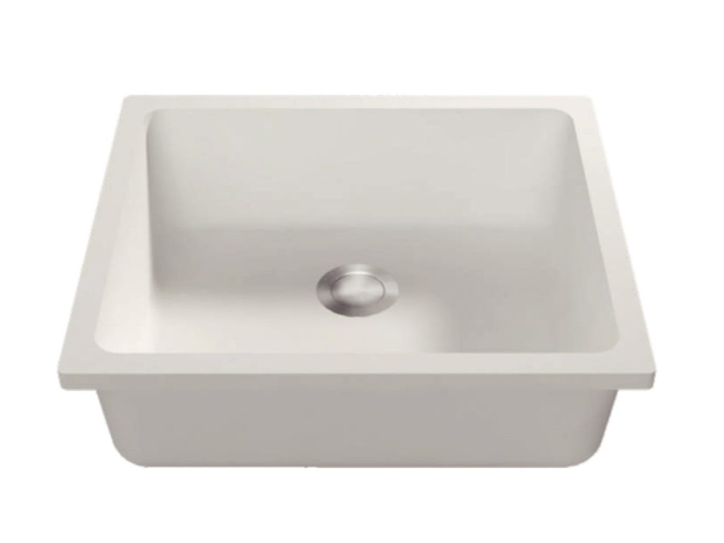 Rectangular undermount basin, model RLB109, view 1