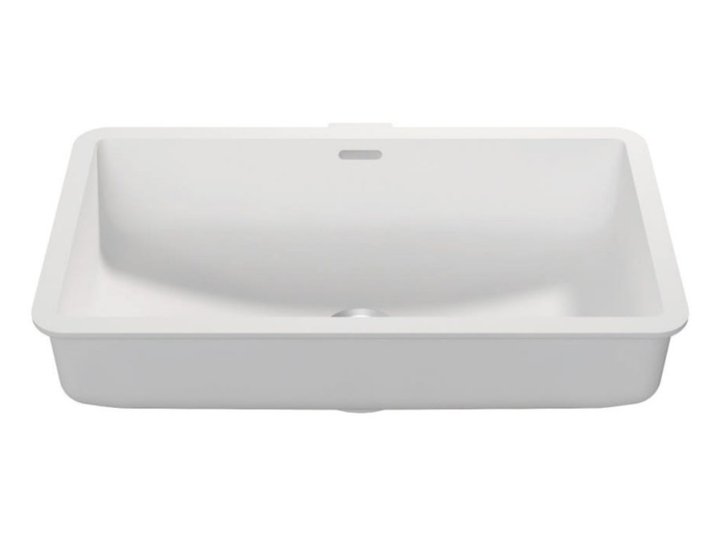 Rectangular undermount basin, model RLB389A, view 1