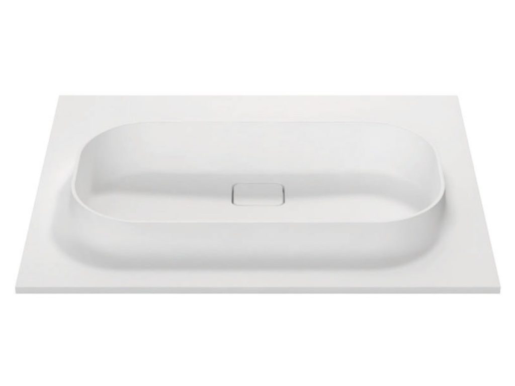 Integrated basin top, model RLC174, view 1