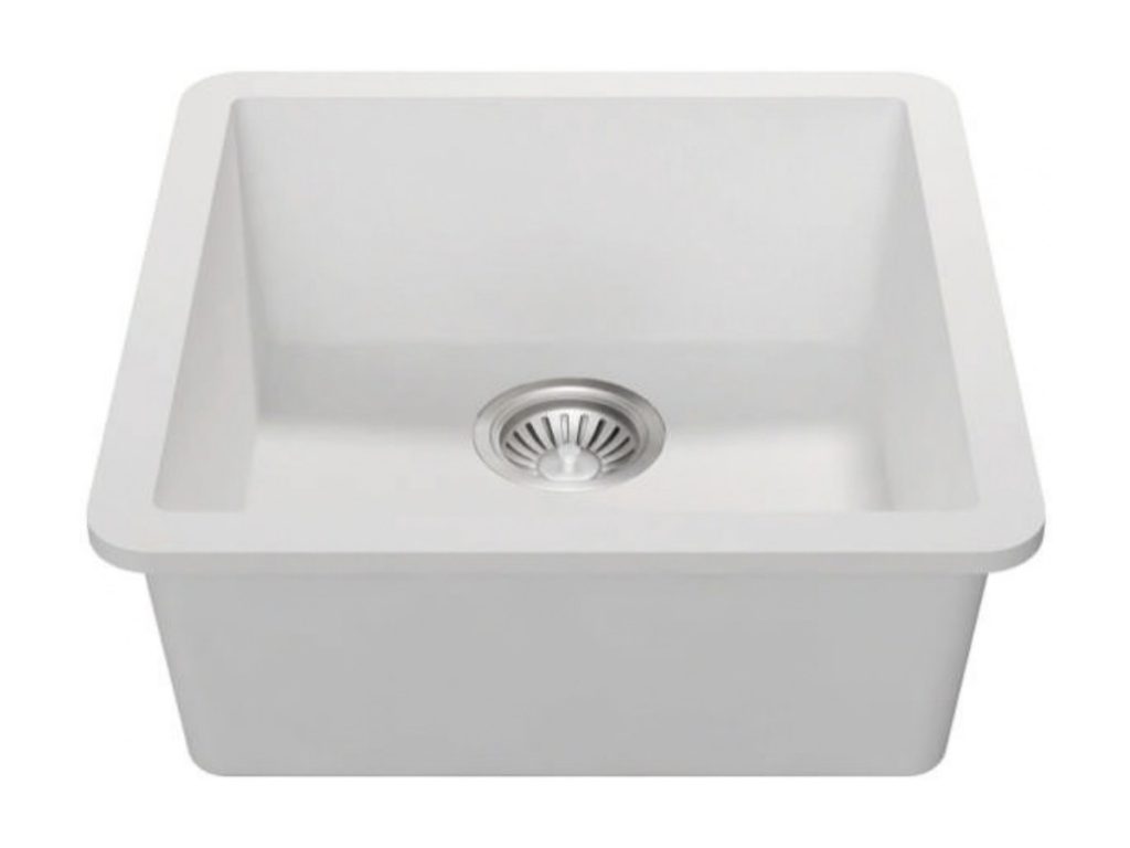 Single bowl kitchen sink, model RLD115, view 1