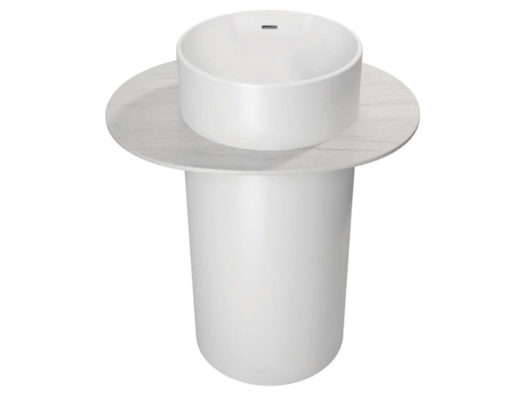 Pedestal basin, model RLH-B4001, view 1