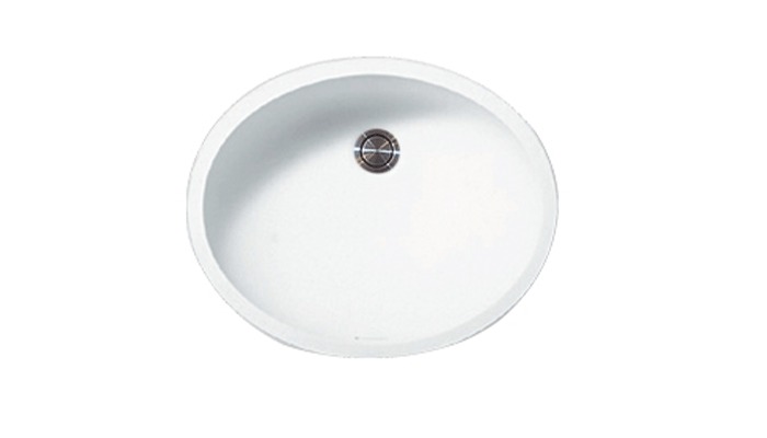 Oval basin, model A3181, view 1