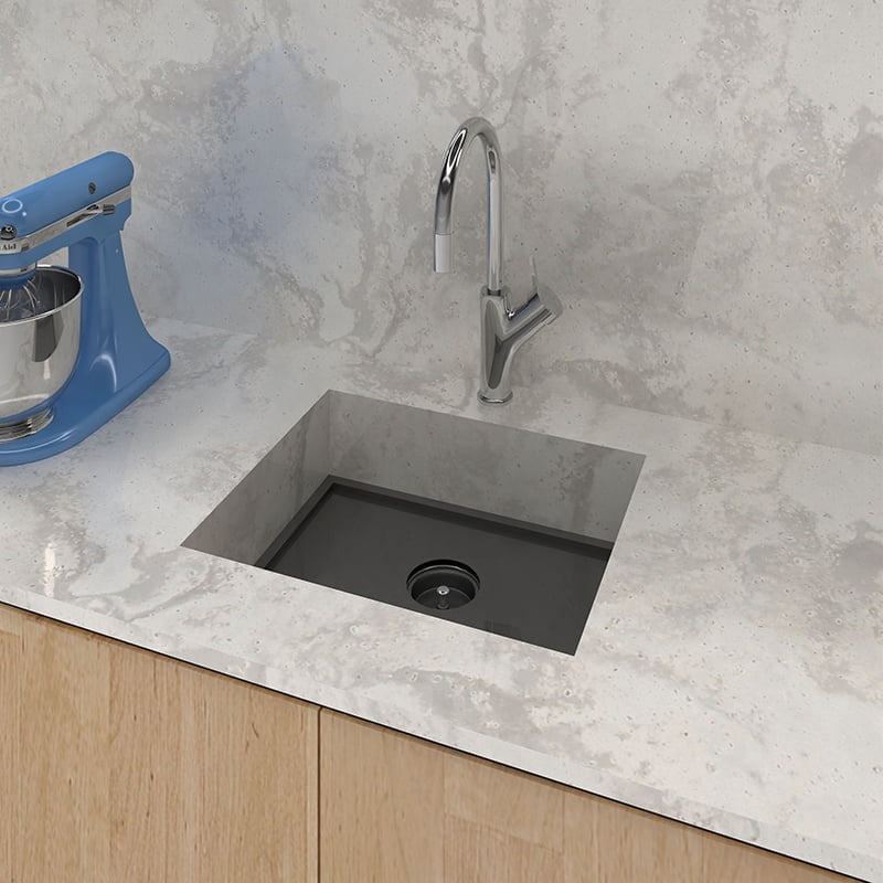 Stainless steel sink, model Antegra 450-16, view 3