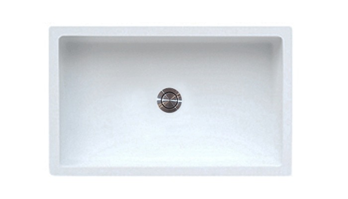 Rectangular basin, model B3190, view 1