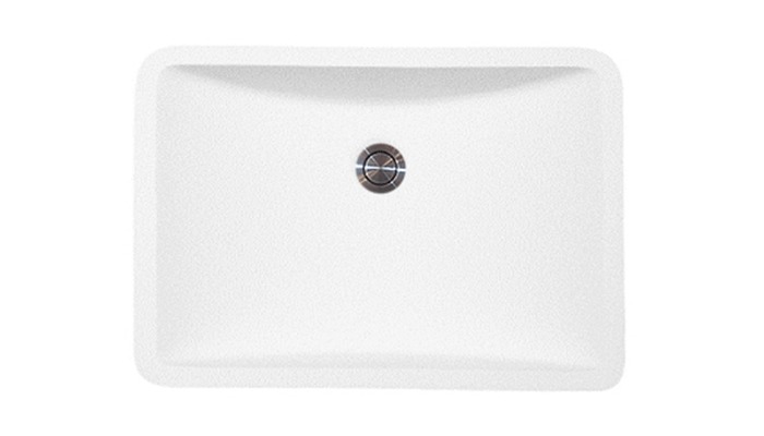 Oval basin, model B3192, view 1