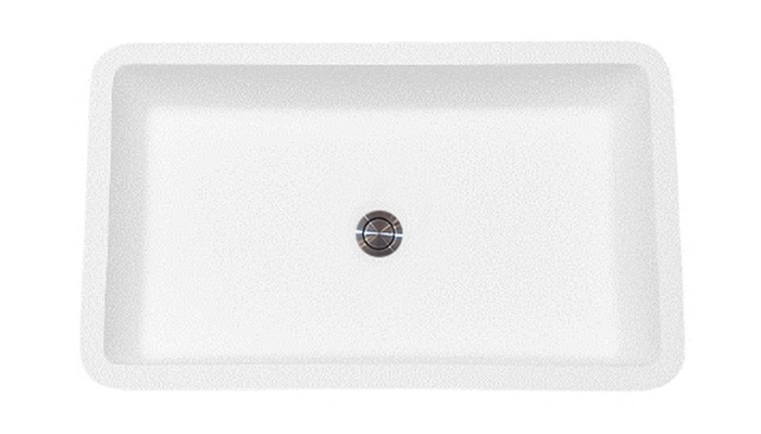 Rectangular basin, model B3200, view 1